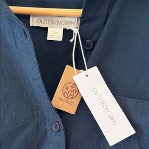 Outerknown Men's Ink Casual Button-Down Shirt